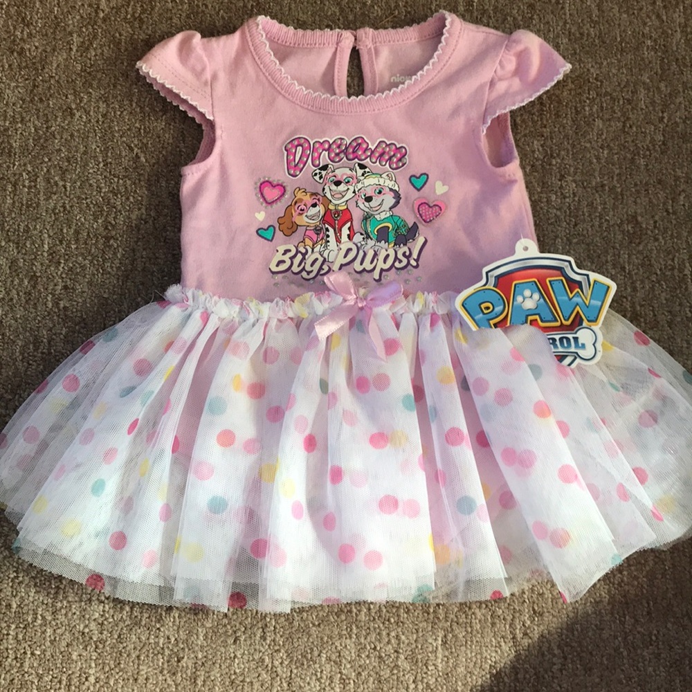 ✨ NEW ✨ with tags Paw Patrol onesie dress!